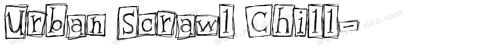 Urban Scrawl Chill字体转换